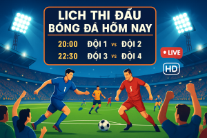 Lịch Trực Tiếp Bóng Đá Hôm Nay tại khandaia1