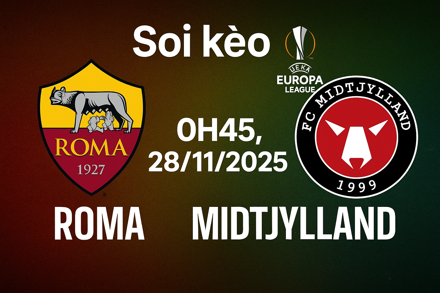 Roma vs Midtjylland