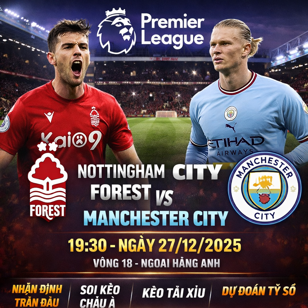 Nottingham Forest vs Man City