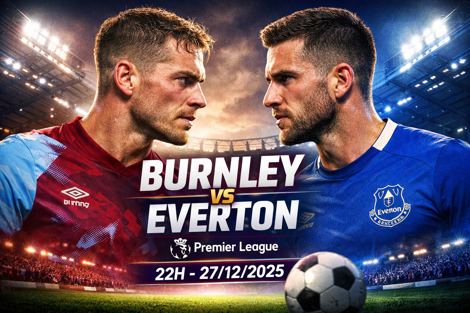 Burnley vs Everton