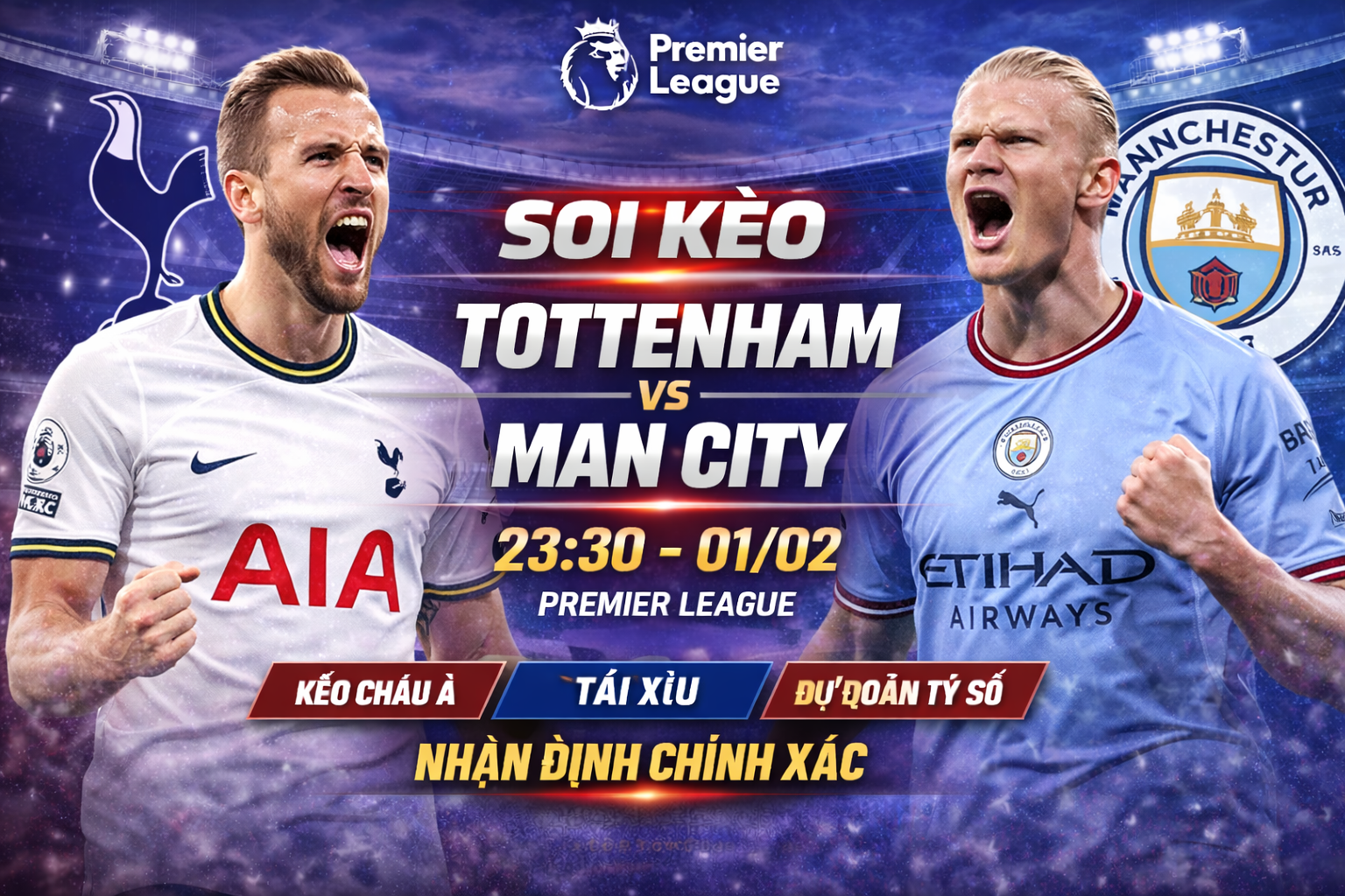 Tottenham vs Man City