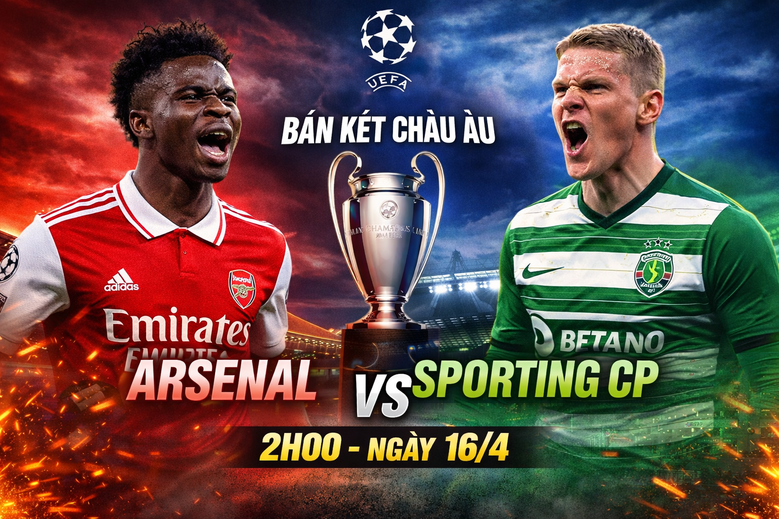 Arsenal vs Sporting
