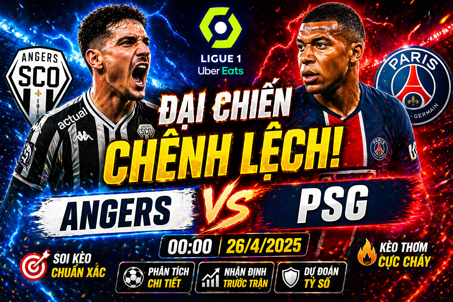 Angers vs PSG
