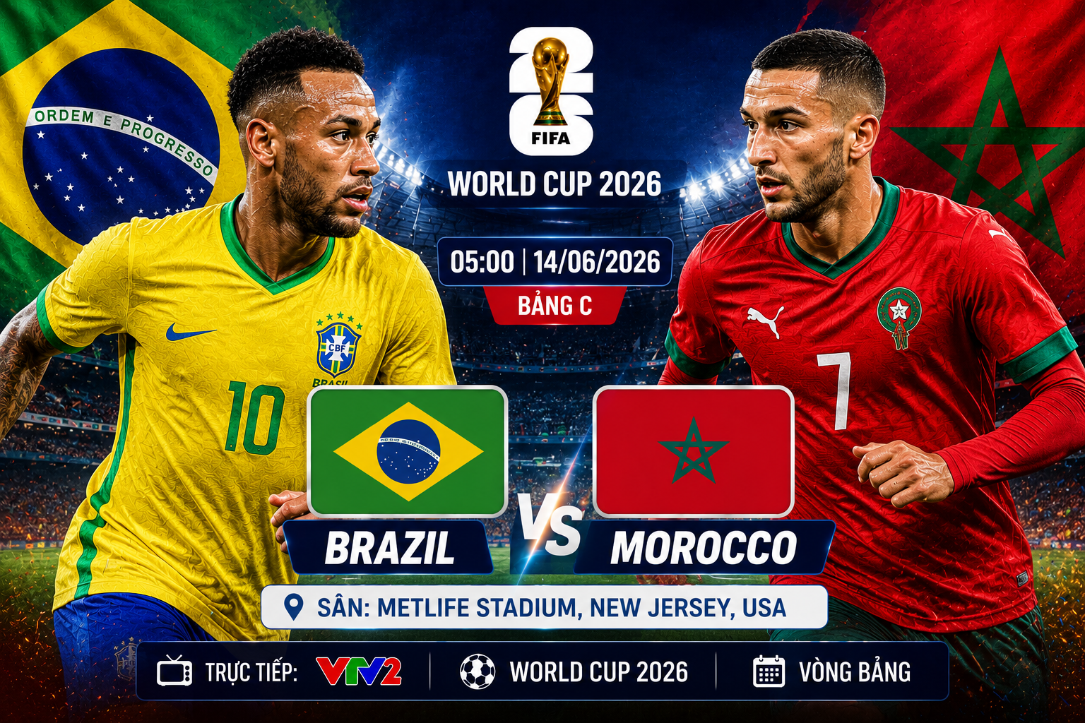 Brazil vs Morocco