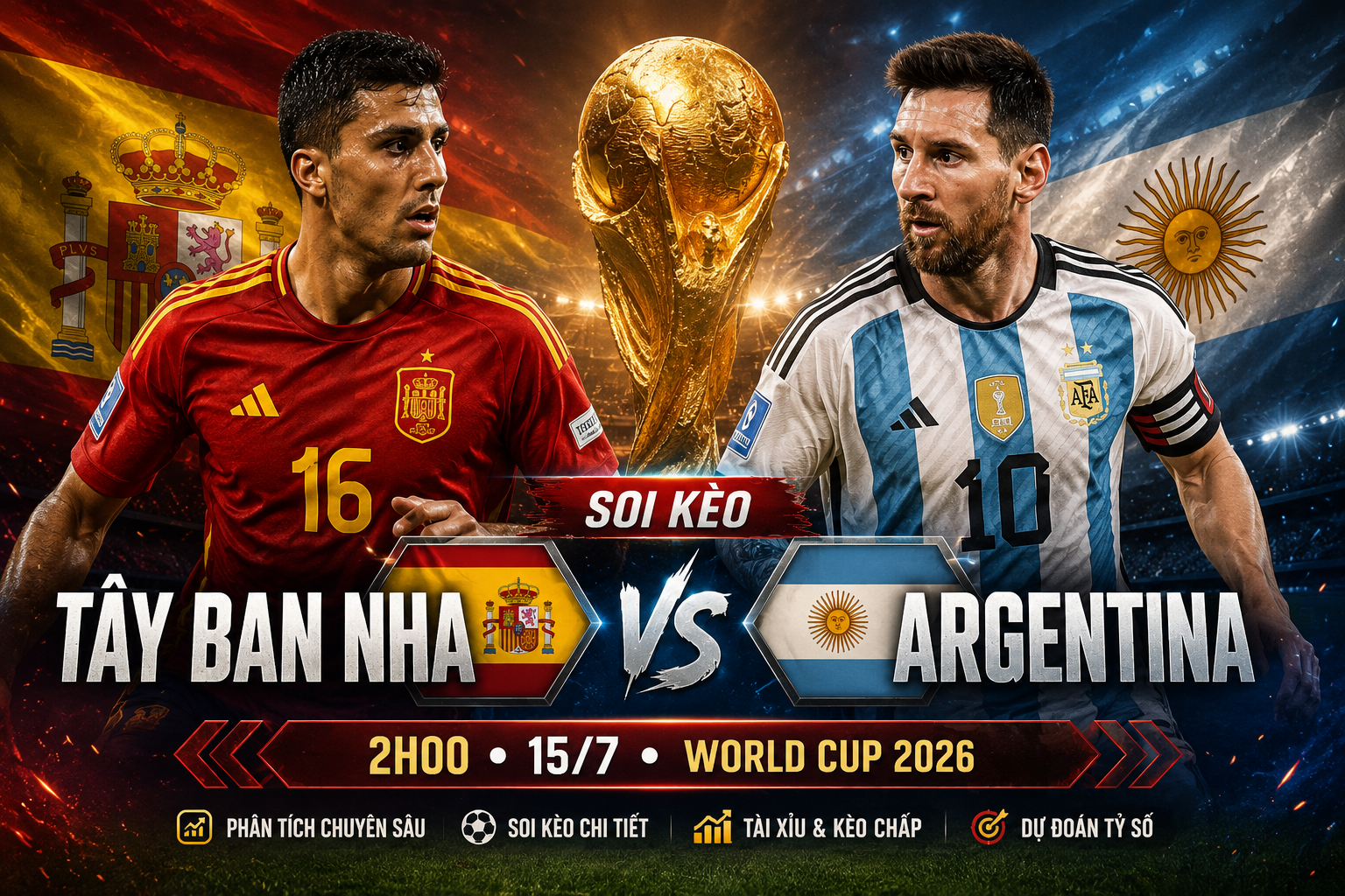 Tây Ban Nha vs Argentina