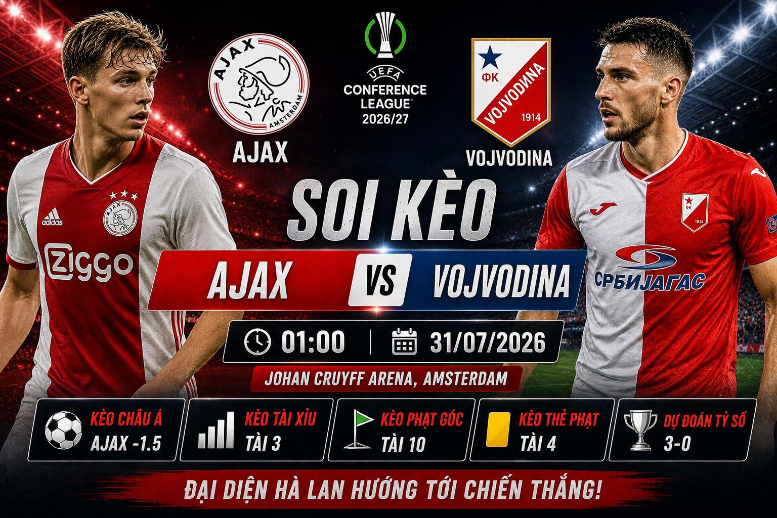 Ajax vs Vojvodina