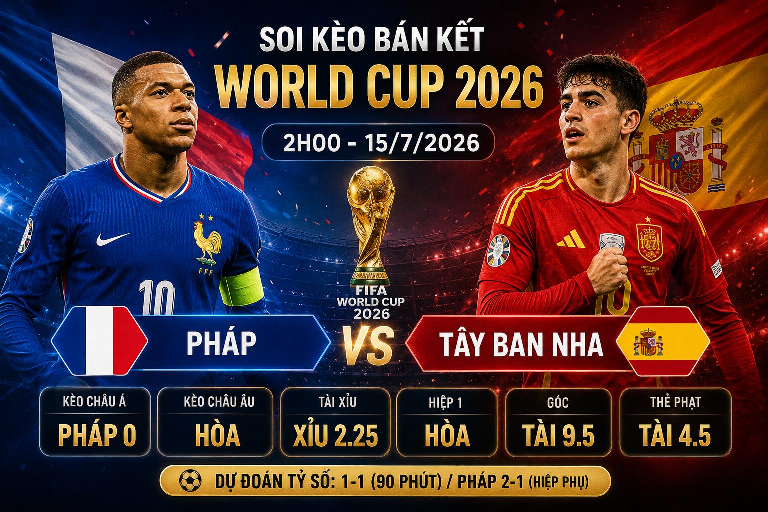 Pháp vs Tây Ban Nha