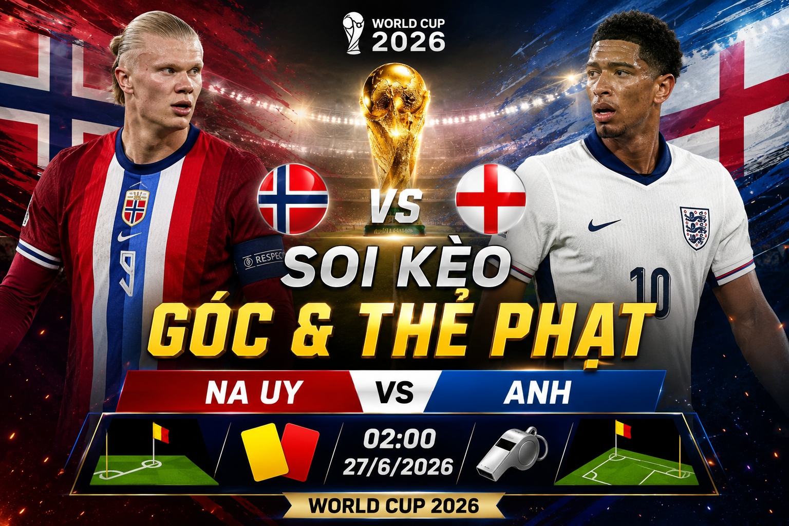 Na Uy vs Anh