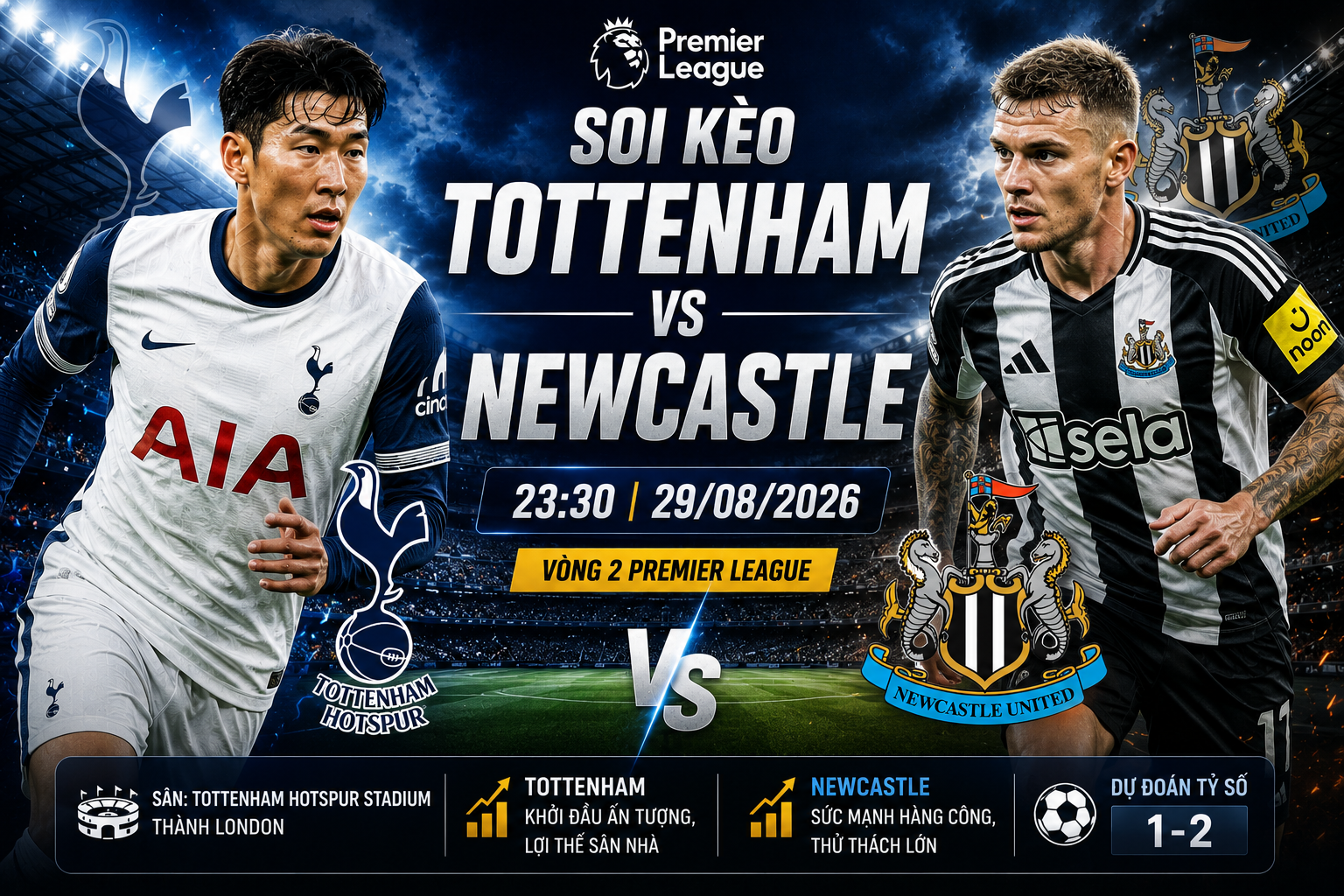 Tottenham vs Newcastle