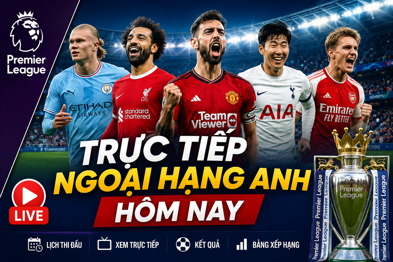 Trực Tiếp Ngoại Hạng Anh Hôm Nay: Lịch 2026 & Trận Đấu