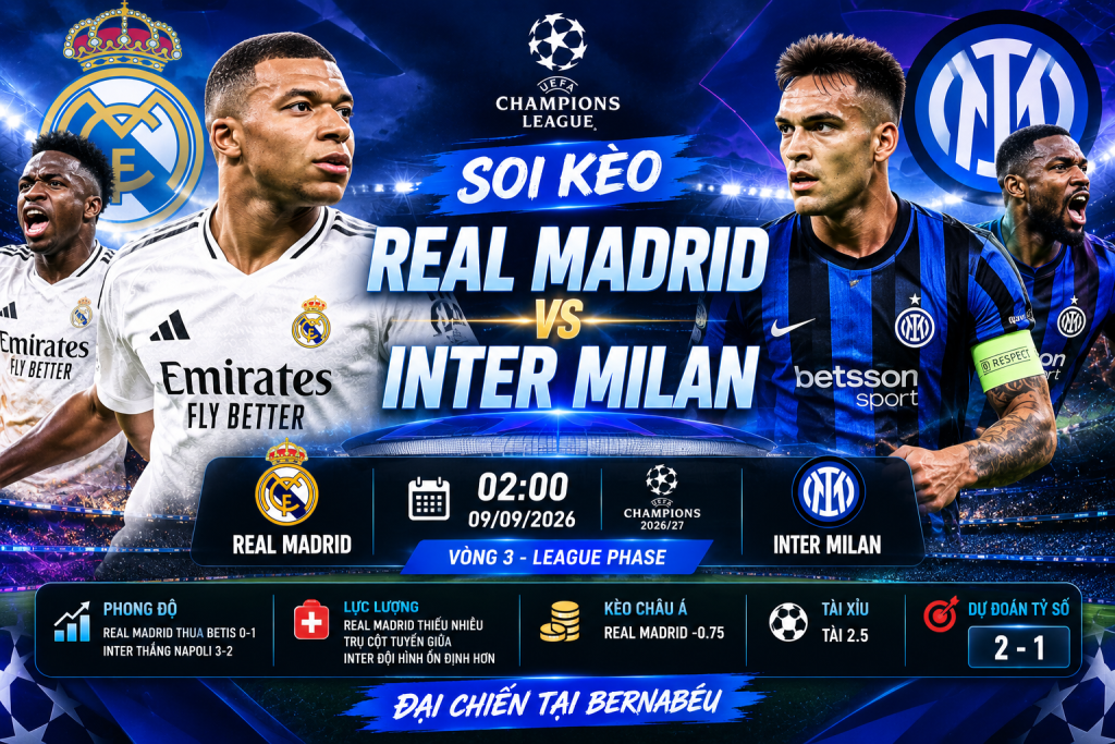 Real Madrid vs Inter Milan