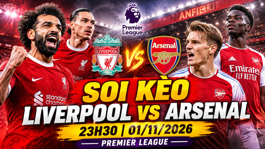 soi kèo Liverpool vs Arsenal